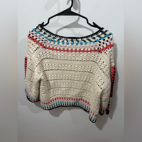 NWOT-Shannon Passero Crochet Cardigan - Picture 3 of 7